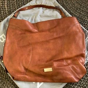 Brahmin Cognac leather hobo bag
